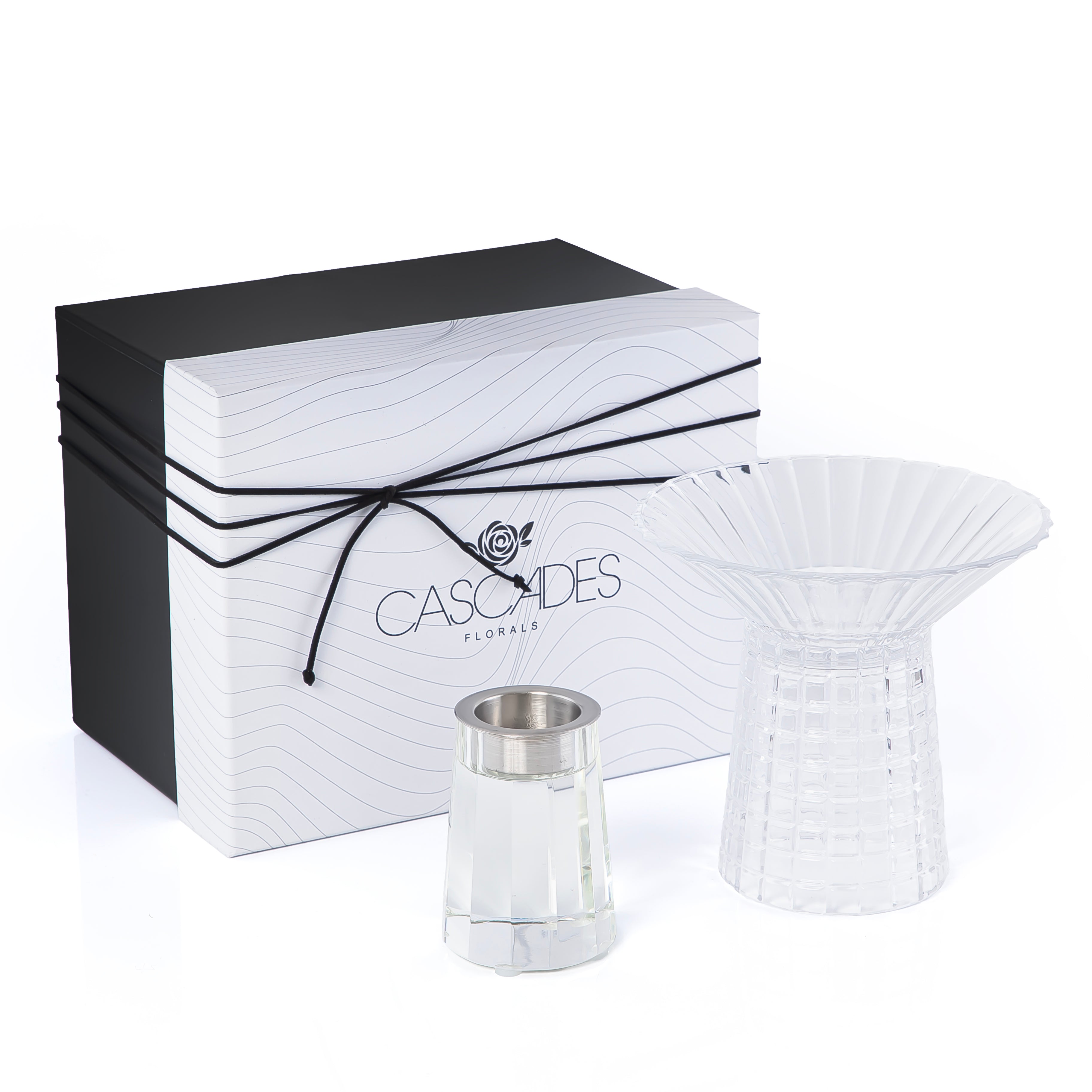 Glass Separated Base Mabkhar with Gift Box - White