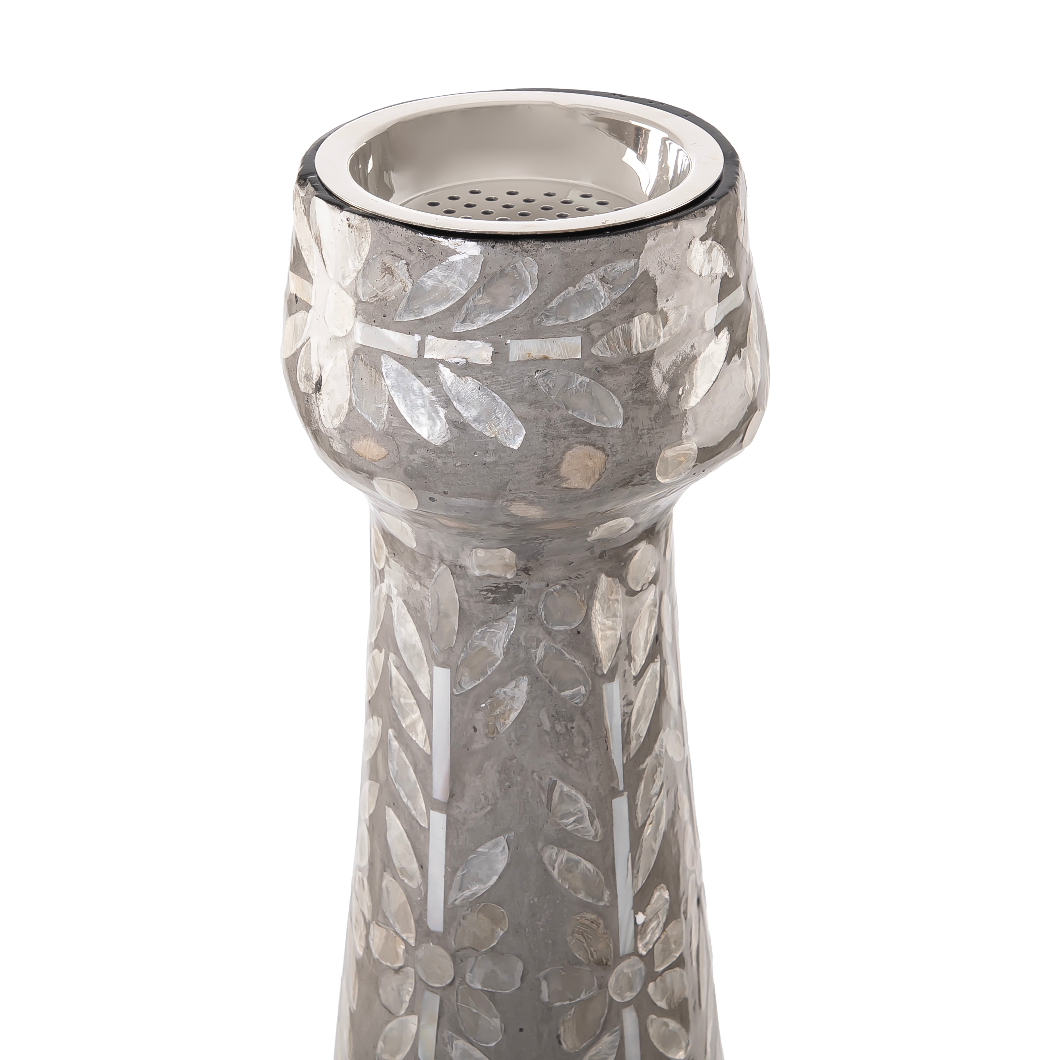 Stylish mother of pearl grey mabkhar