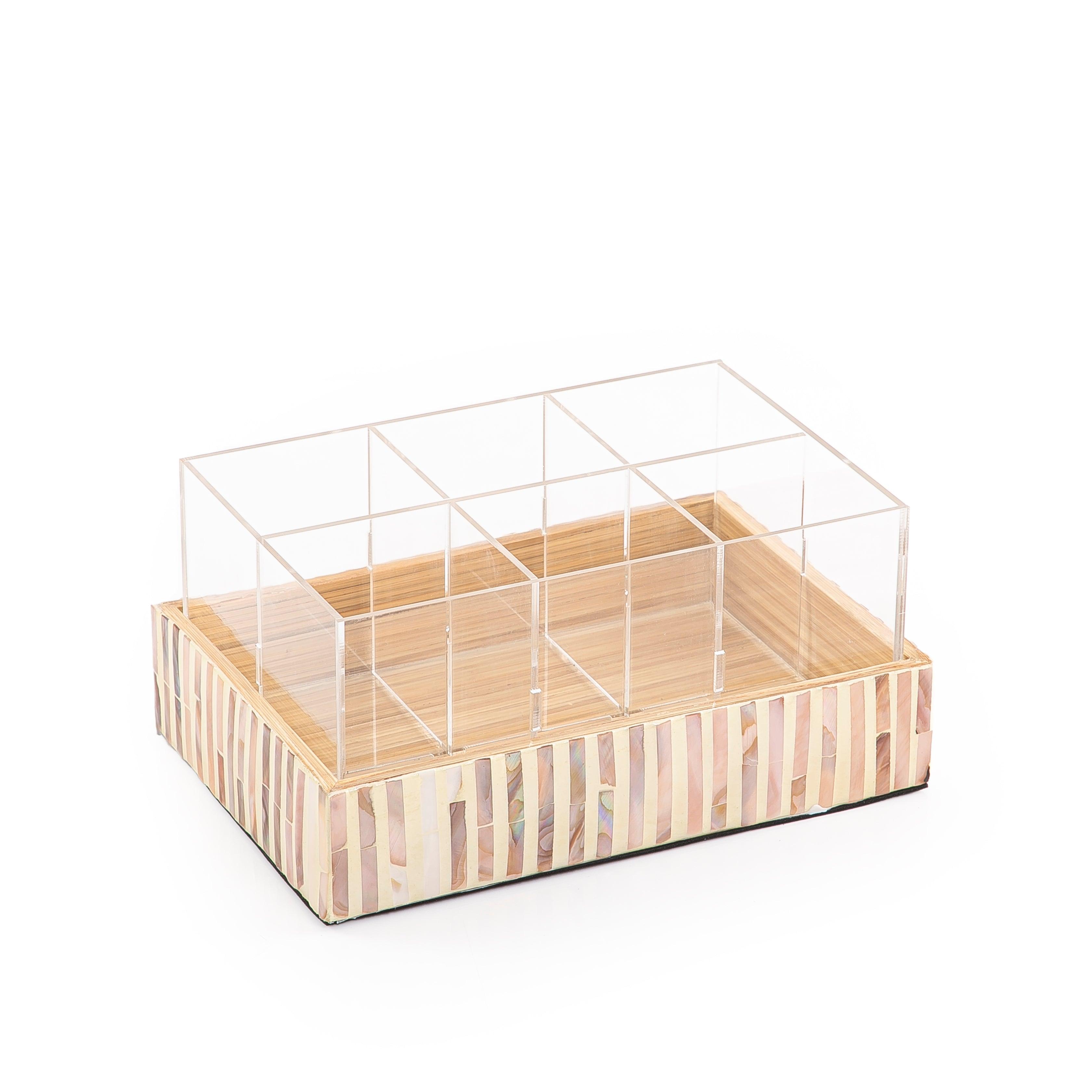 Mother of pearl water bottles box