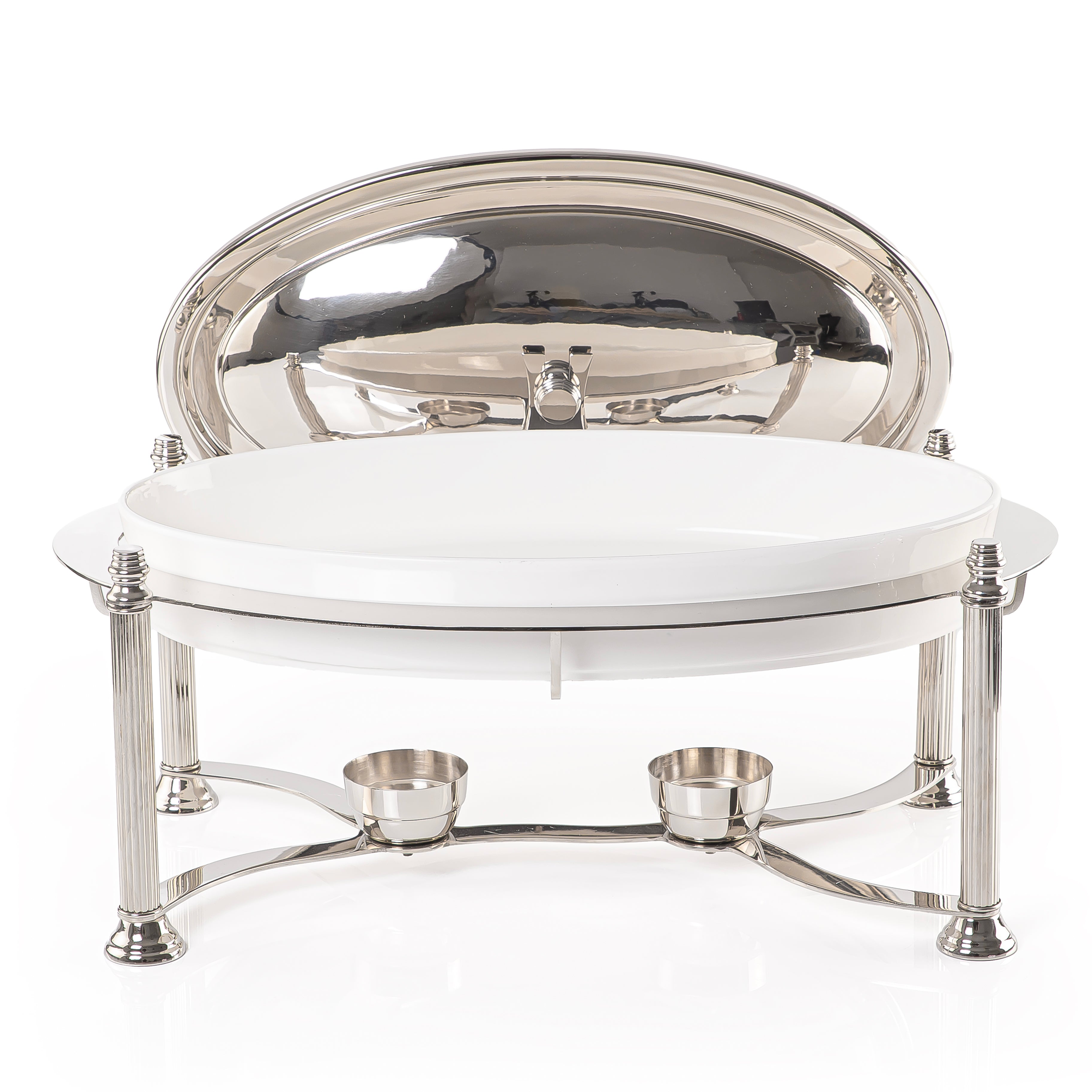 4.5L Durable stainless steel oval chafing dish - large