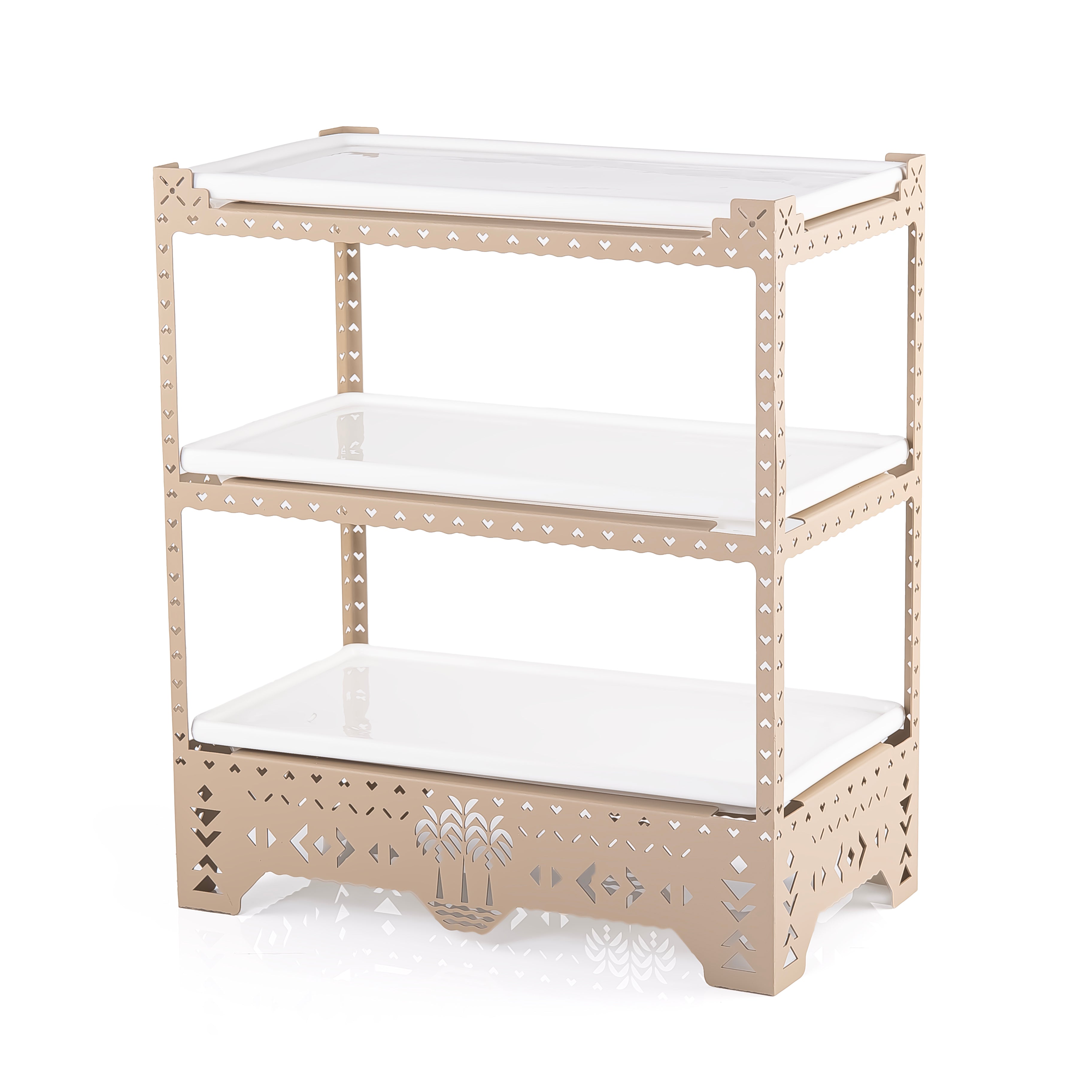 Classy 3-Tier ceramic dessert serving stand