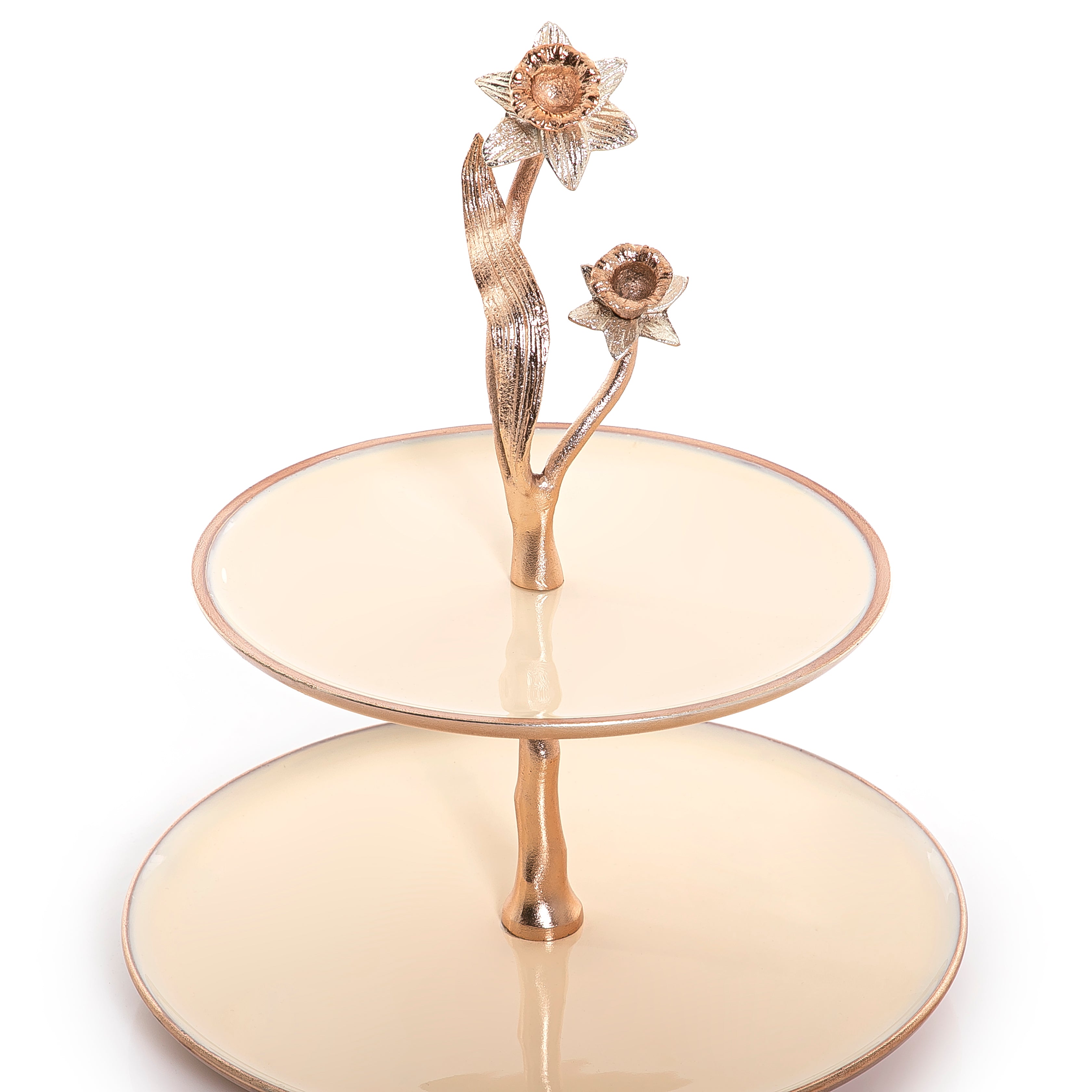 Two-Tier Metal Stand
