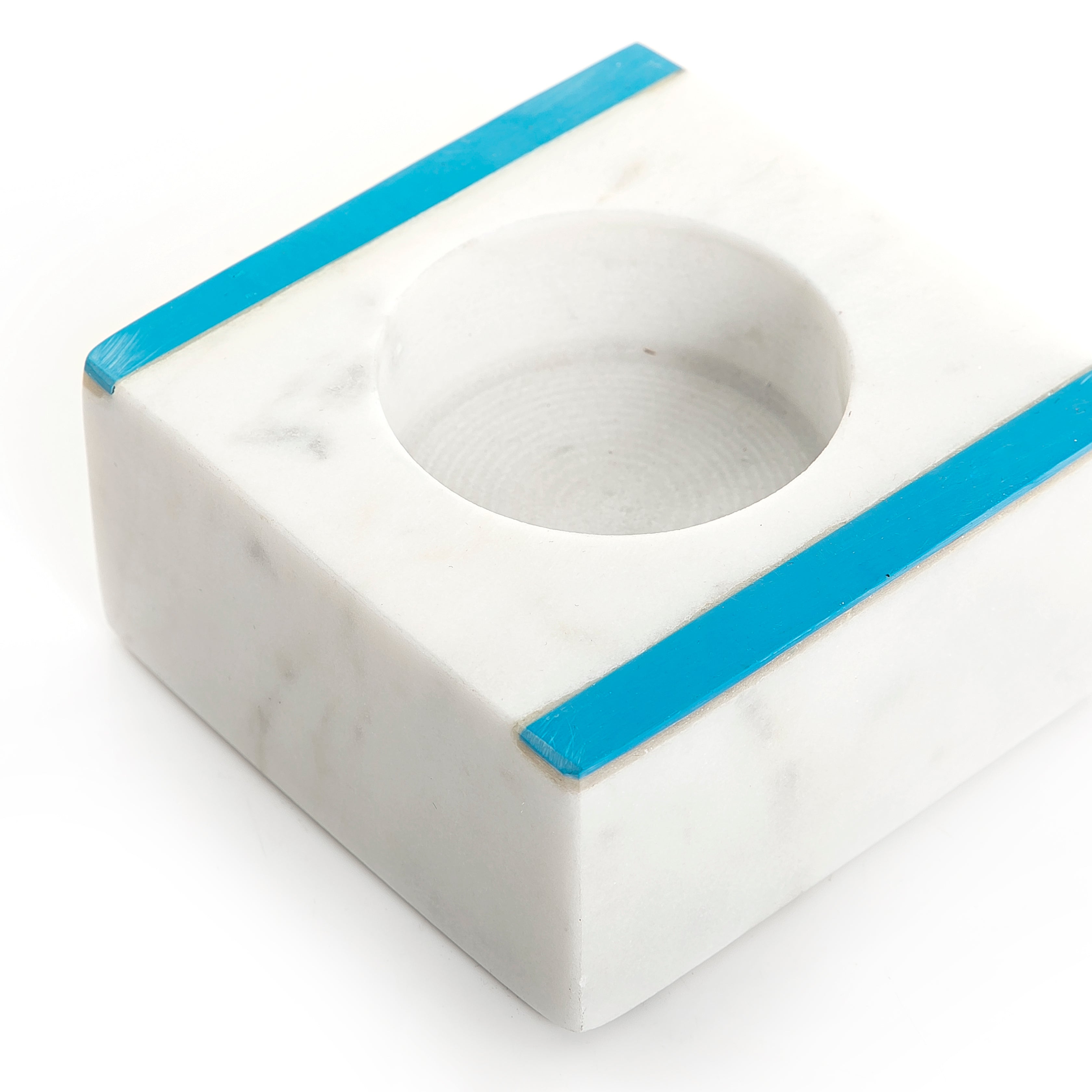 White Square Marble Mabkhar
