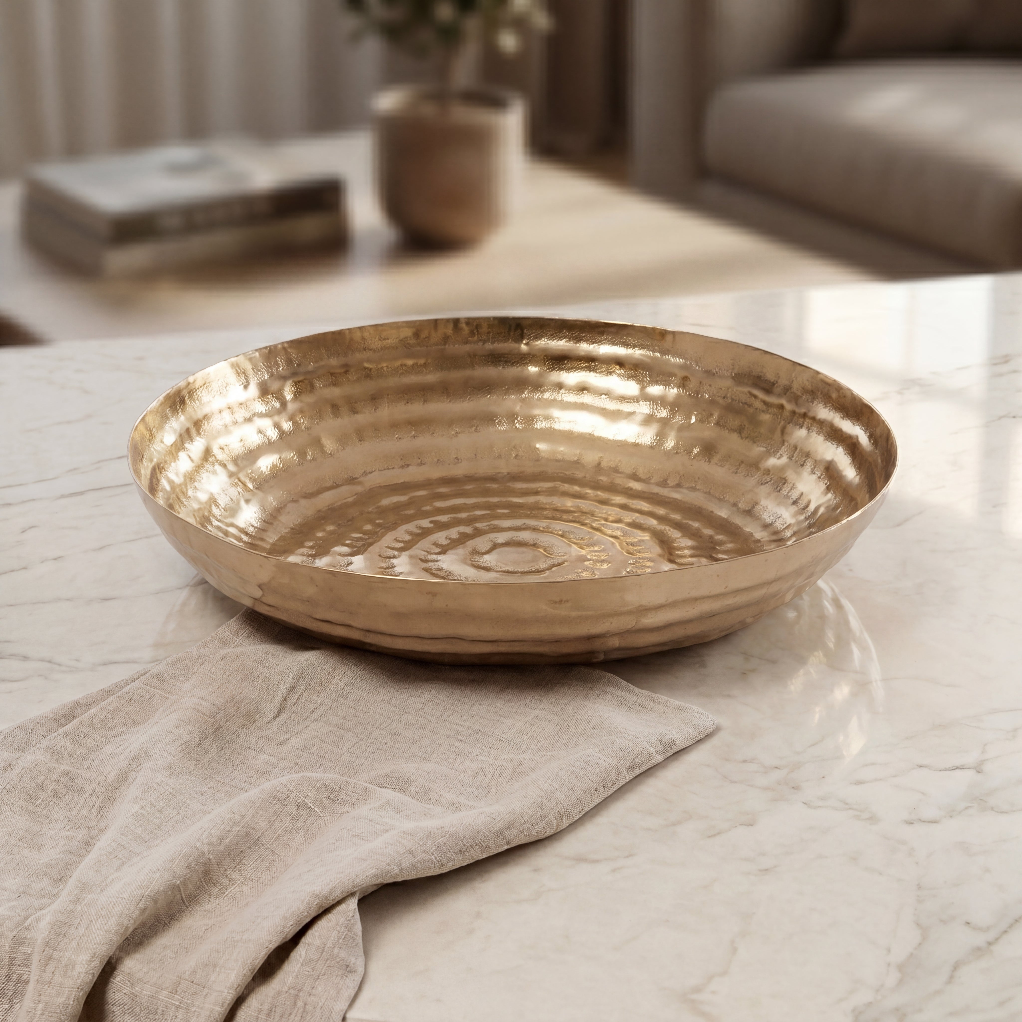 Gold Metal Bowl