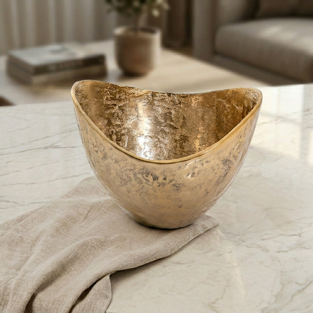 Gold Metal Bowl