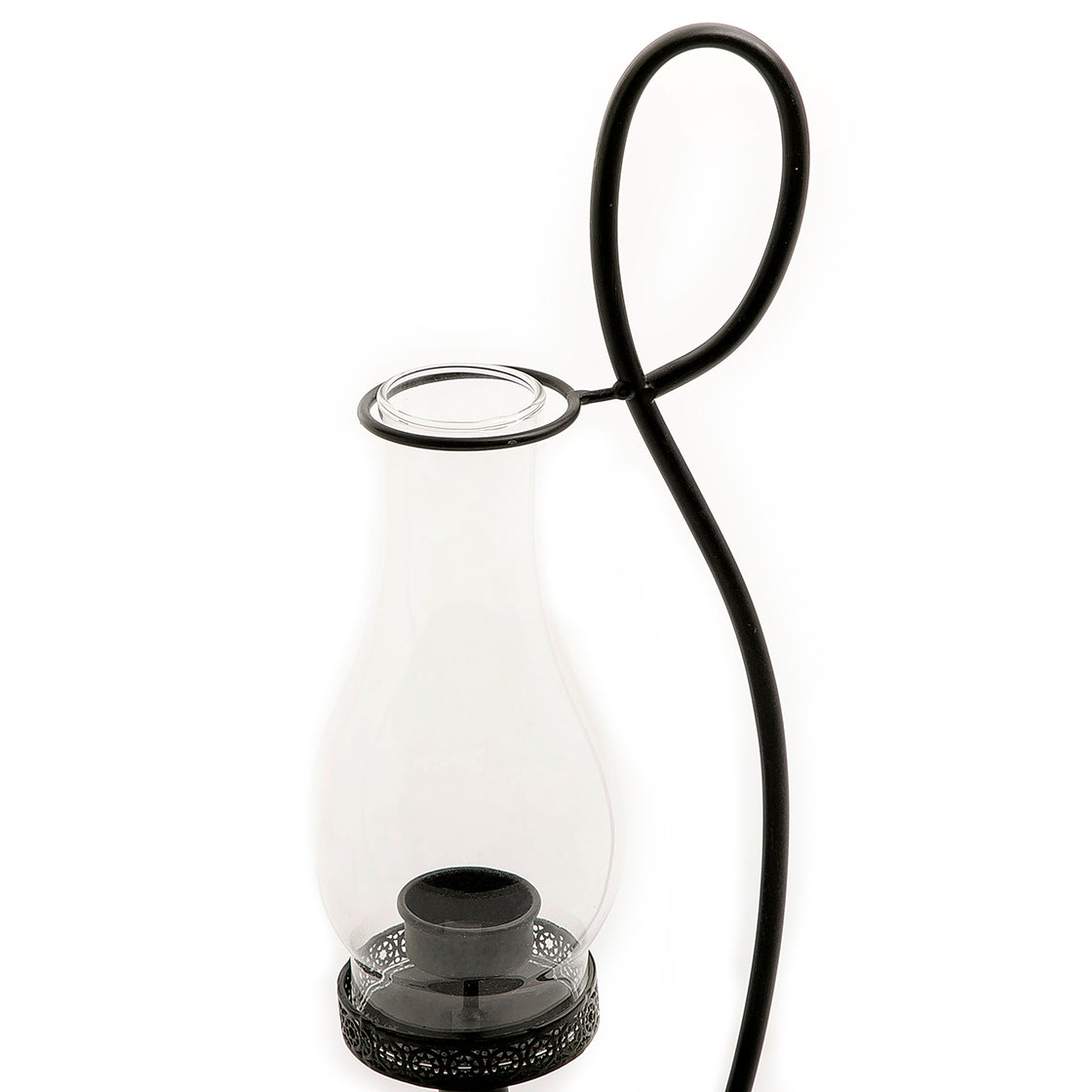 Metal and glass candle holder (7090478153923)