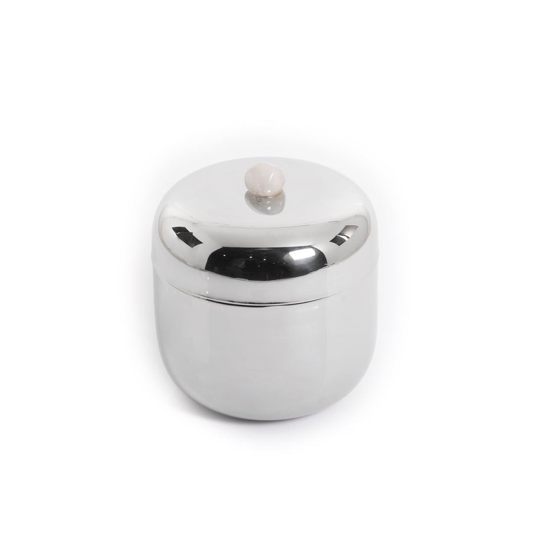 Metal jar with cover (7628755730627)