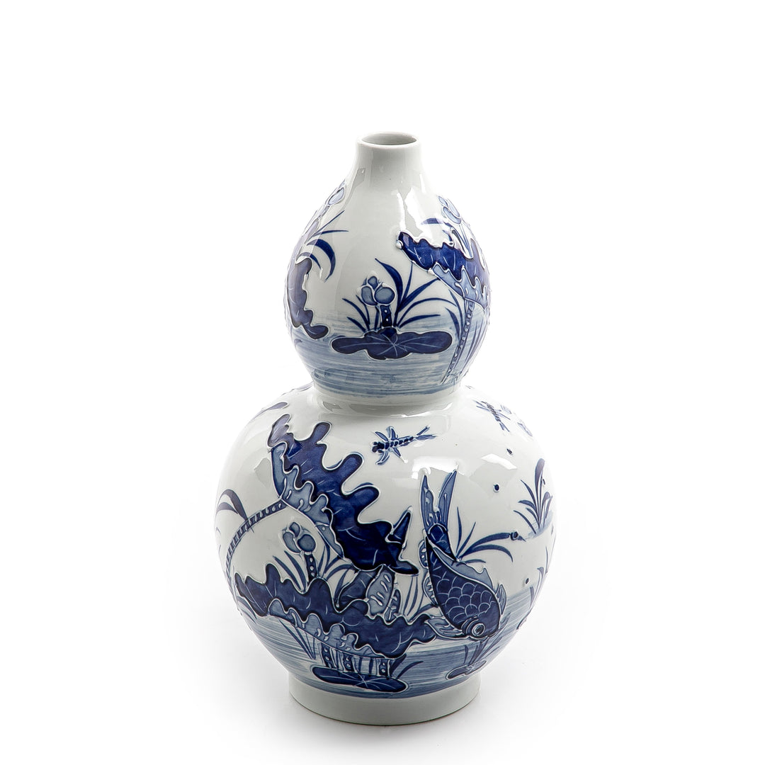 China blue vase (6981098274981) (7090422808771)