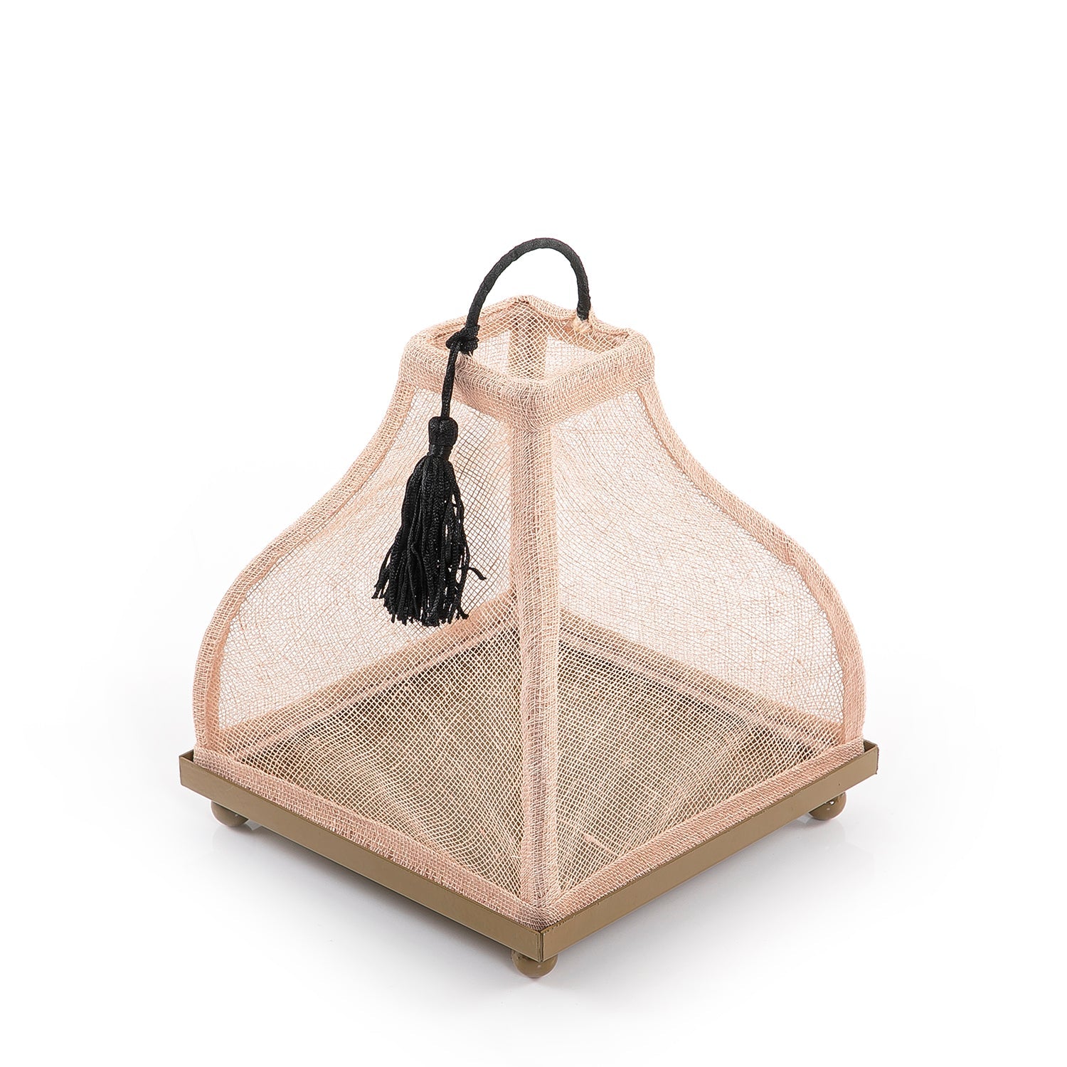 Linen cover with metal base (7541487763651)
