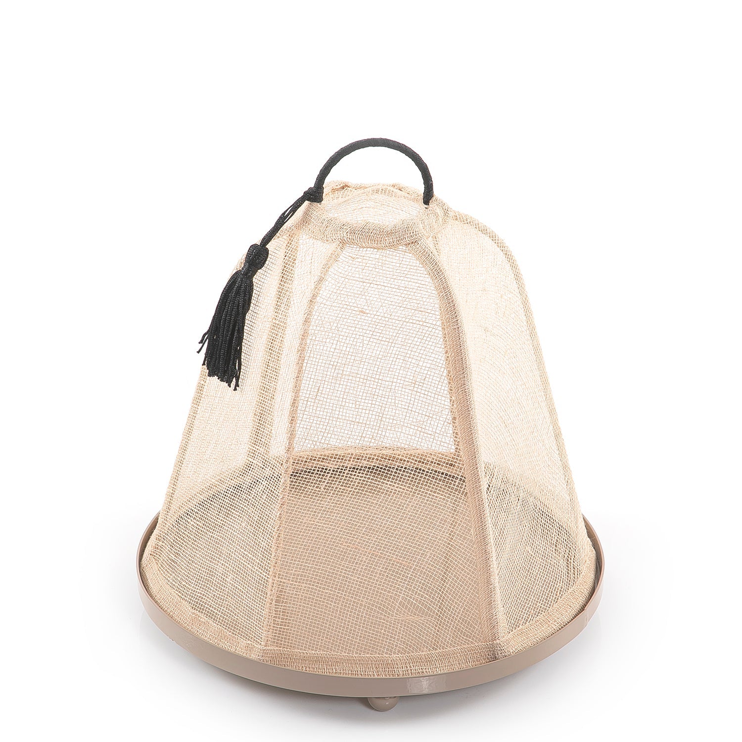 Linen cover with metal base (7541487370435)