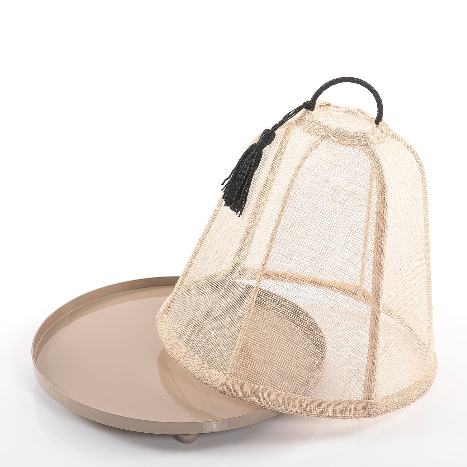 Linen cover with metal base (7541487370435)