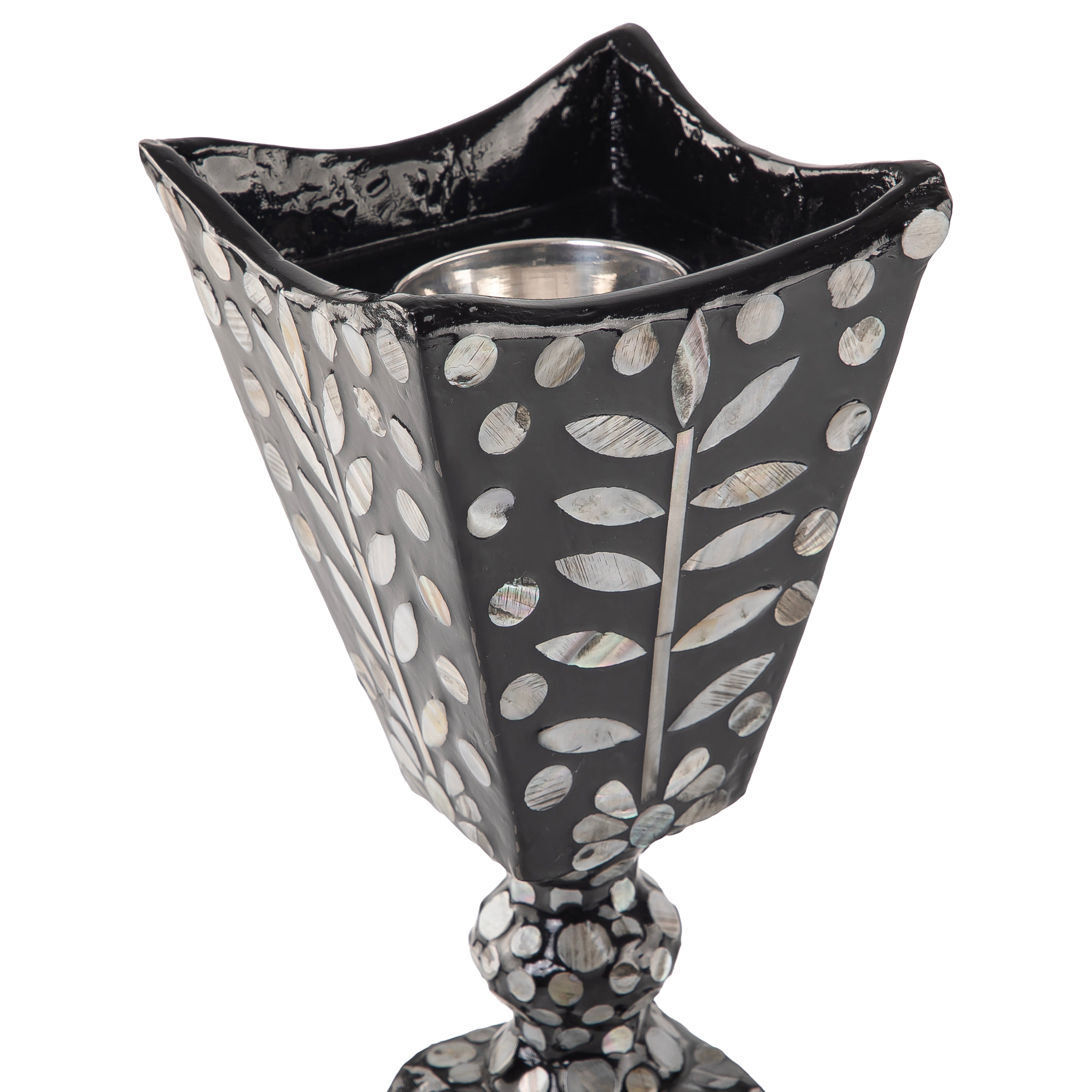 مبخر من الصدف - أسود