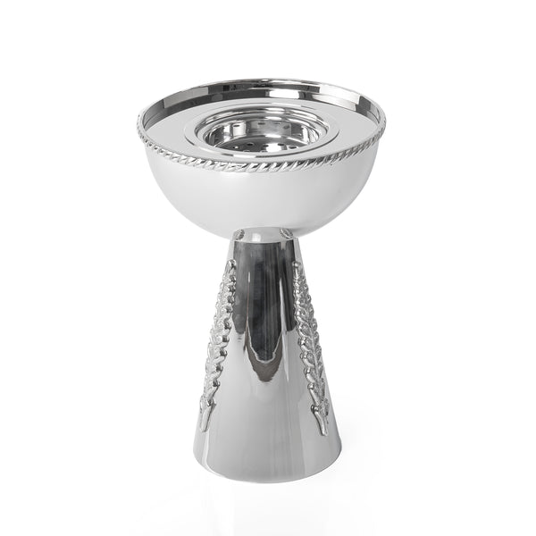 Mabkhara Burner with Nickel Finish and Conical Design