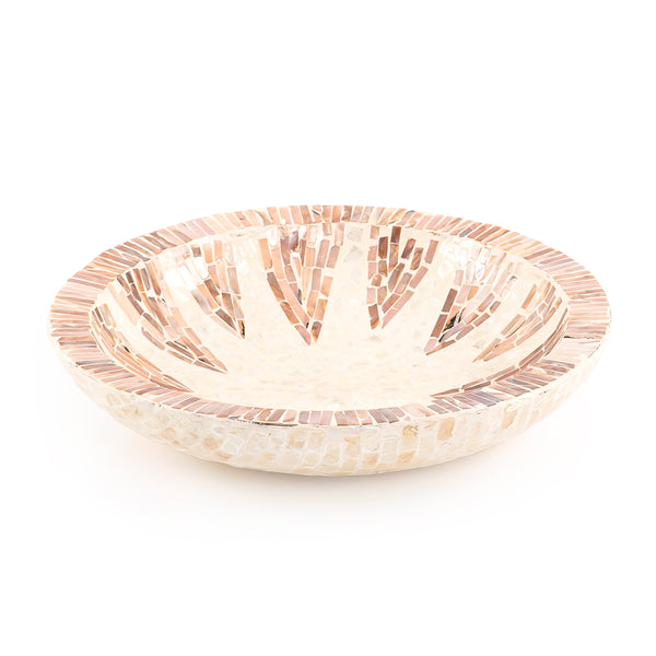 Round Mother of Pearl Dish - Large