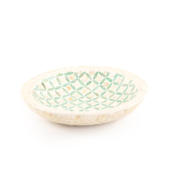 Round Mother of Pearl Dish - Medium