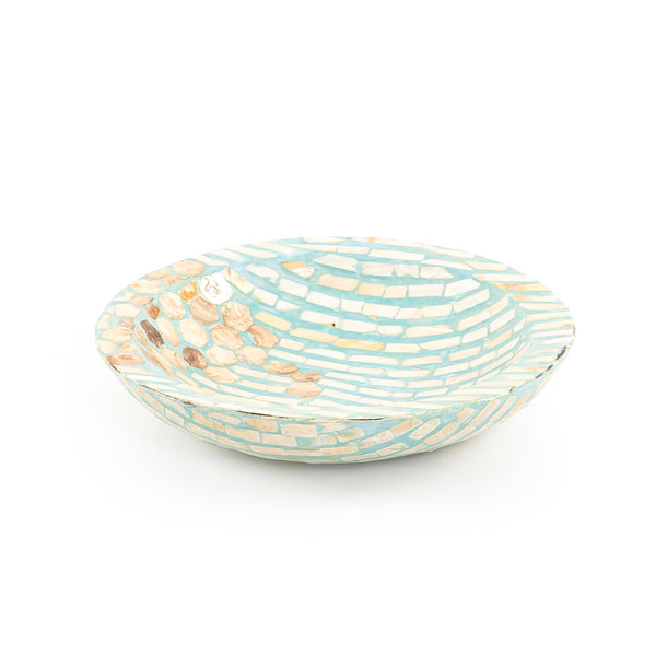 Round Mother of Pearl Dish - Medium