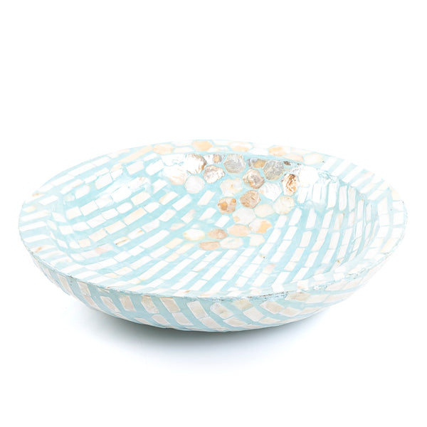 Round Mother of Pearl Dish - Large