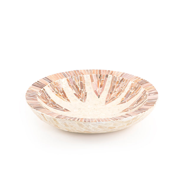 Round Mother of Pearl Dish - Medium