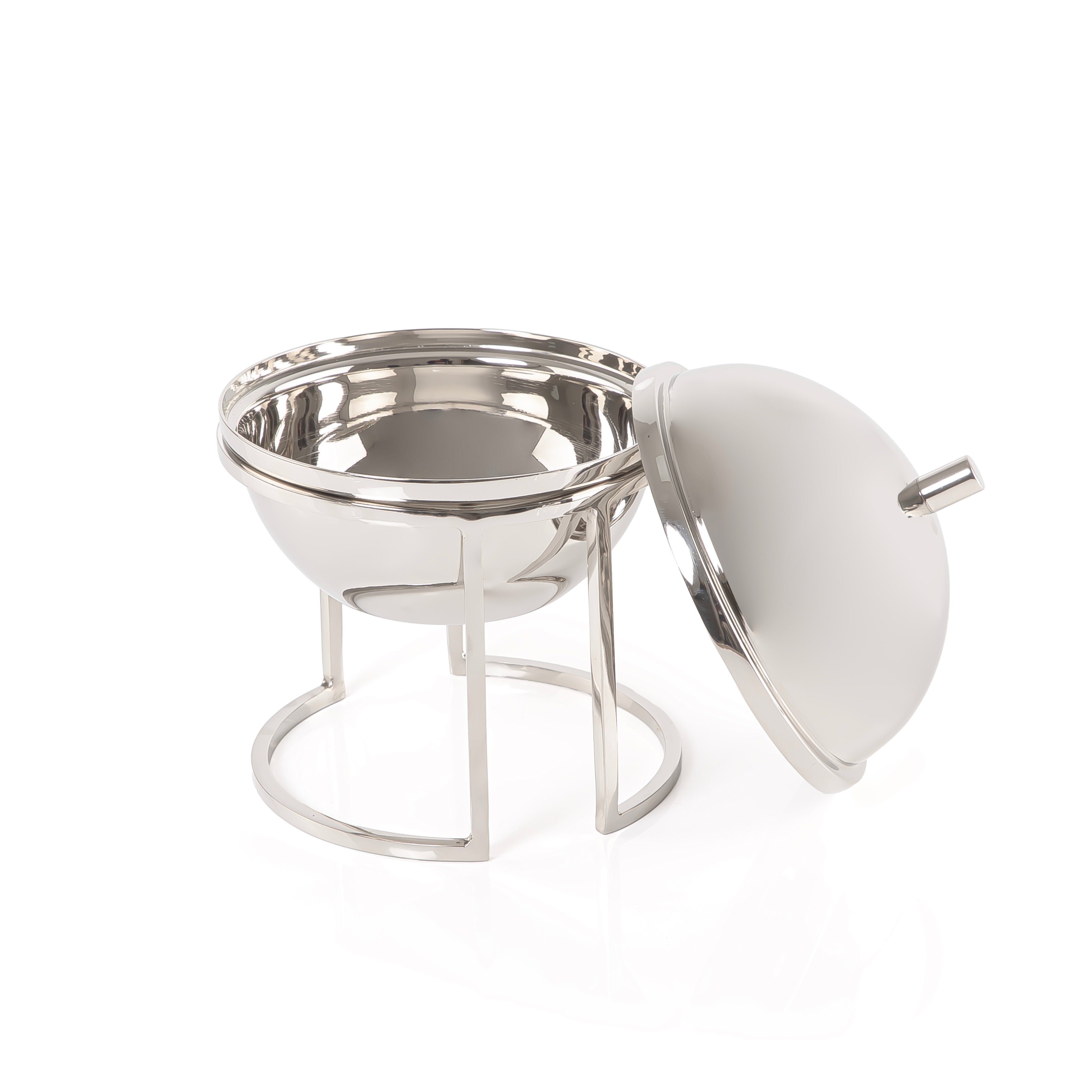 Stainless Steel Serving Stand with Dome Lid - medium