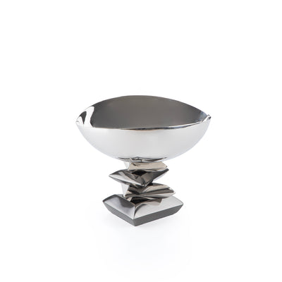 Metal Nut Bowl – Black & Silver