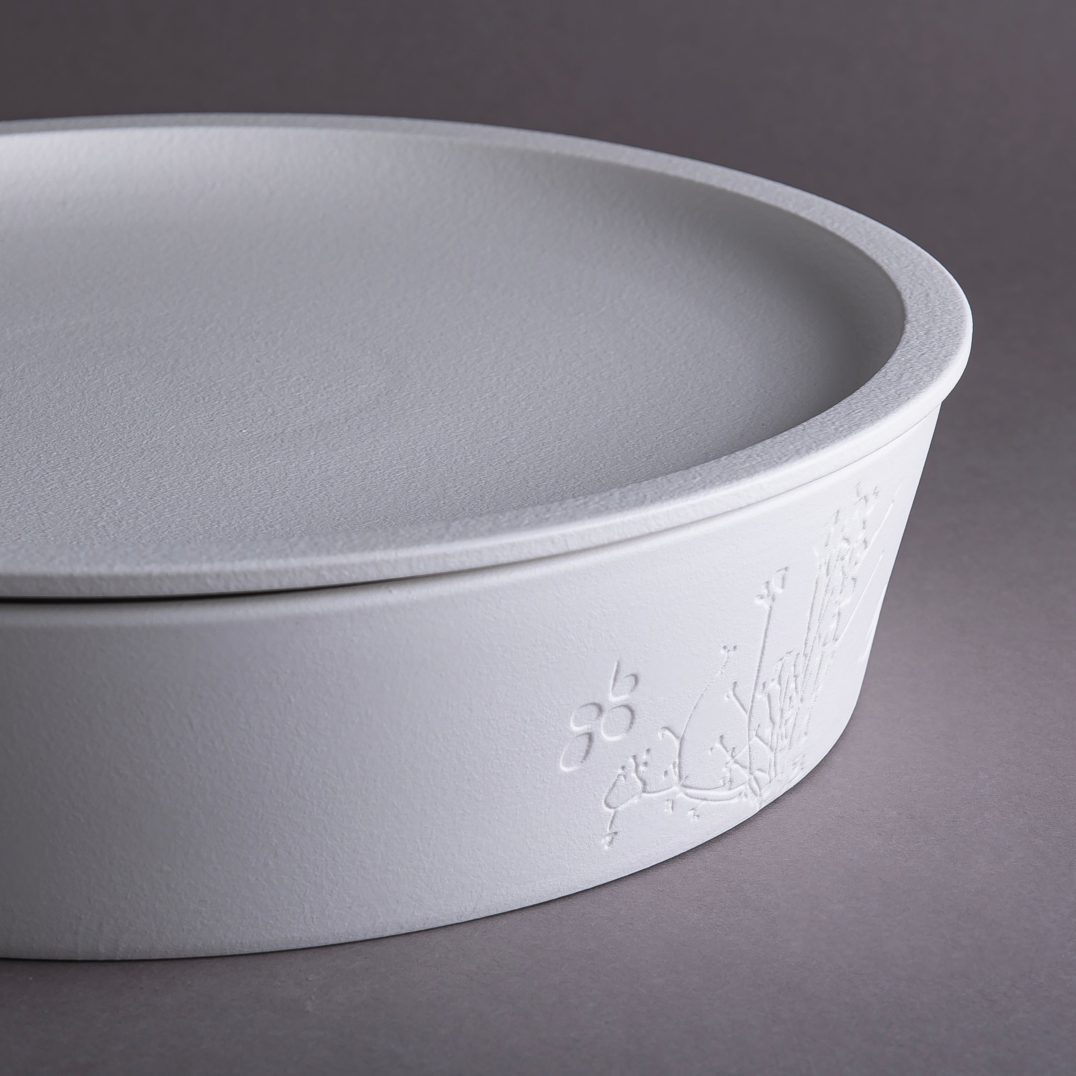 Matt White Ceramic Serving Bowl