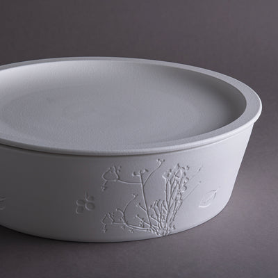 Matt White Ceramic Serving Bowl