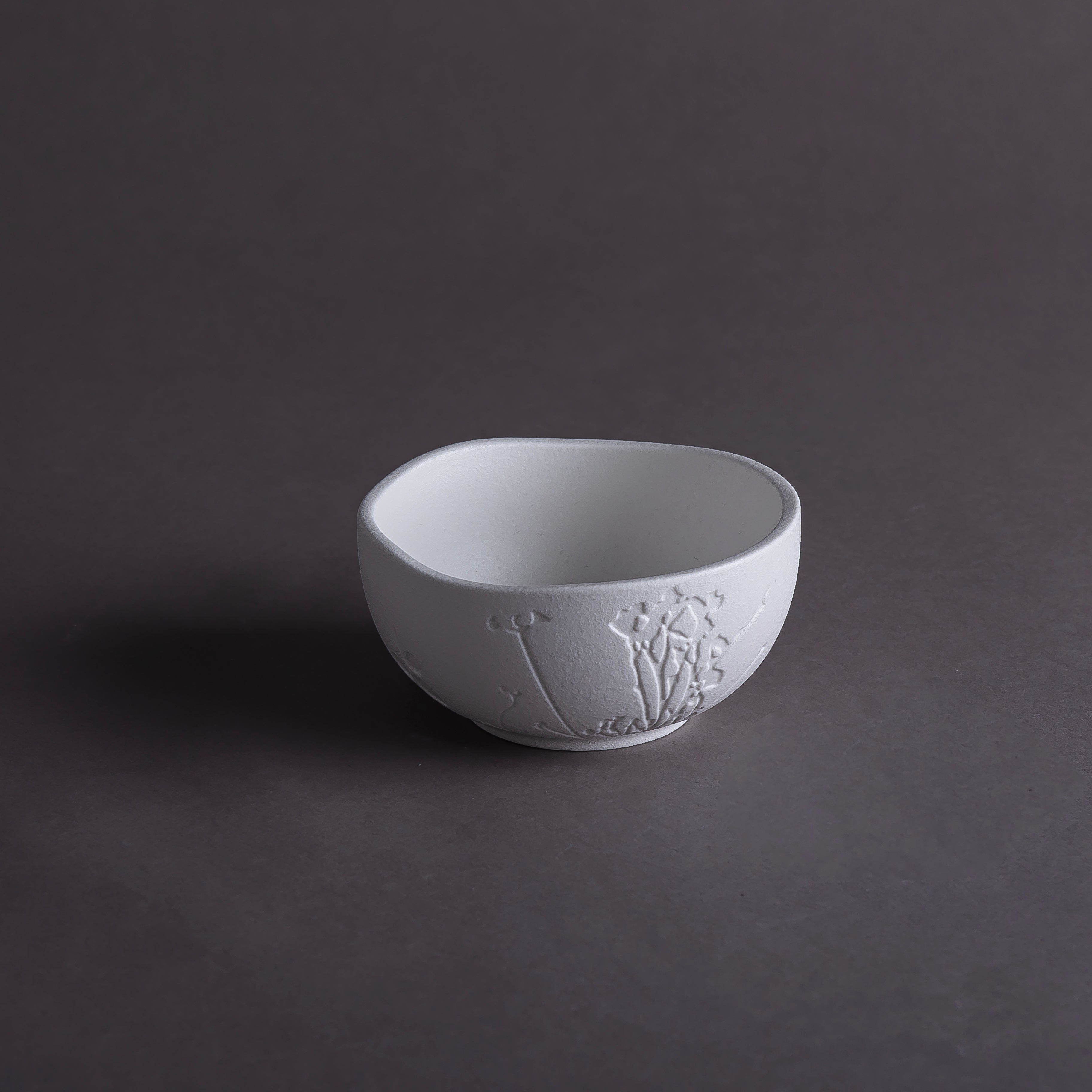 Matt White Ceramic Serving Bowl