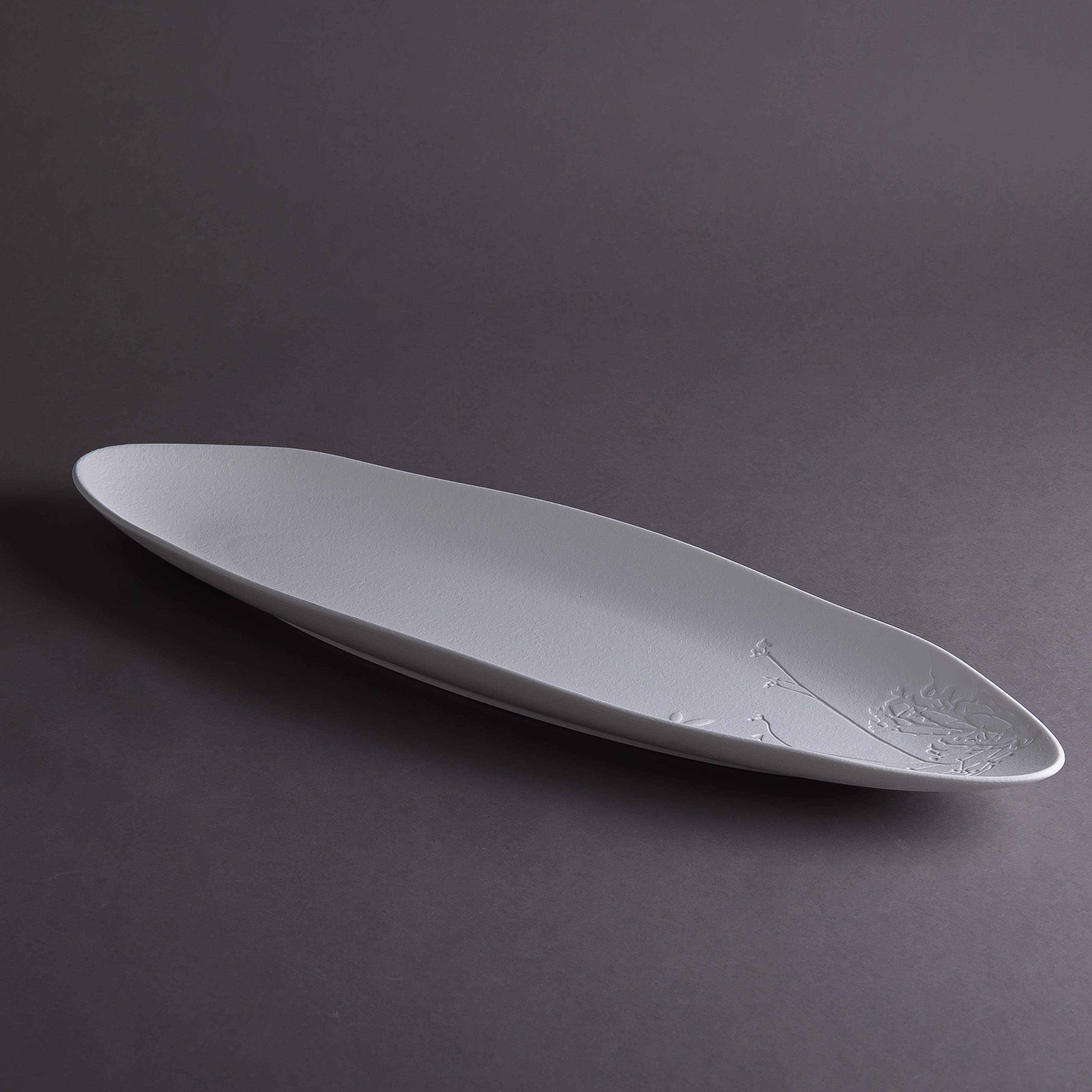 Matt White Ceramic Plate