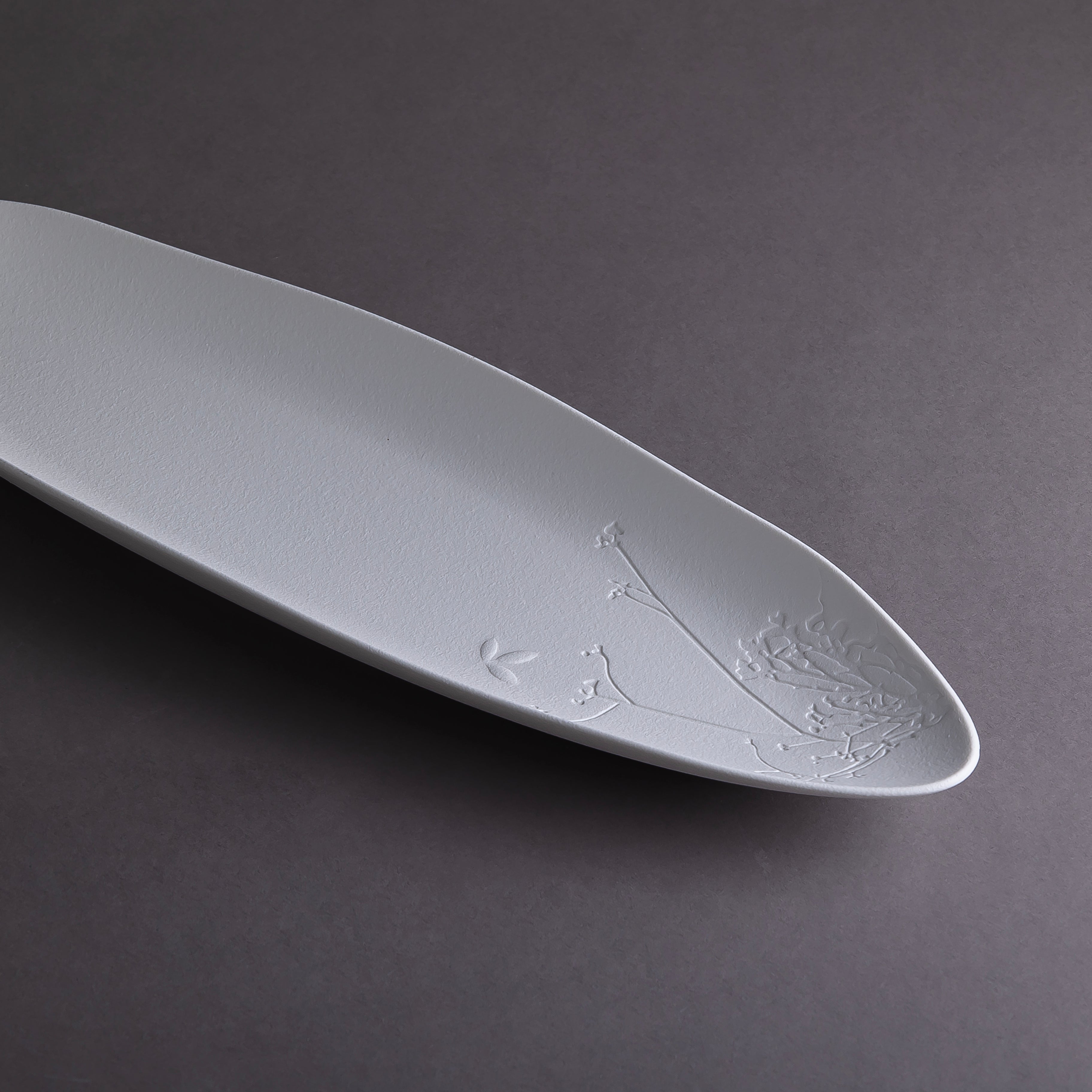 Matt White Ceramic Plate