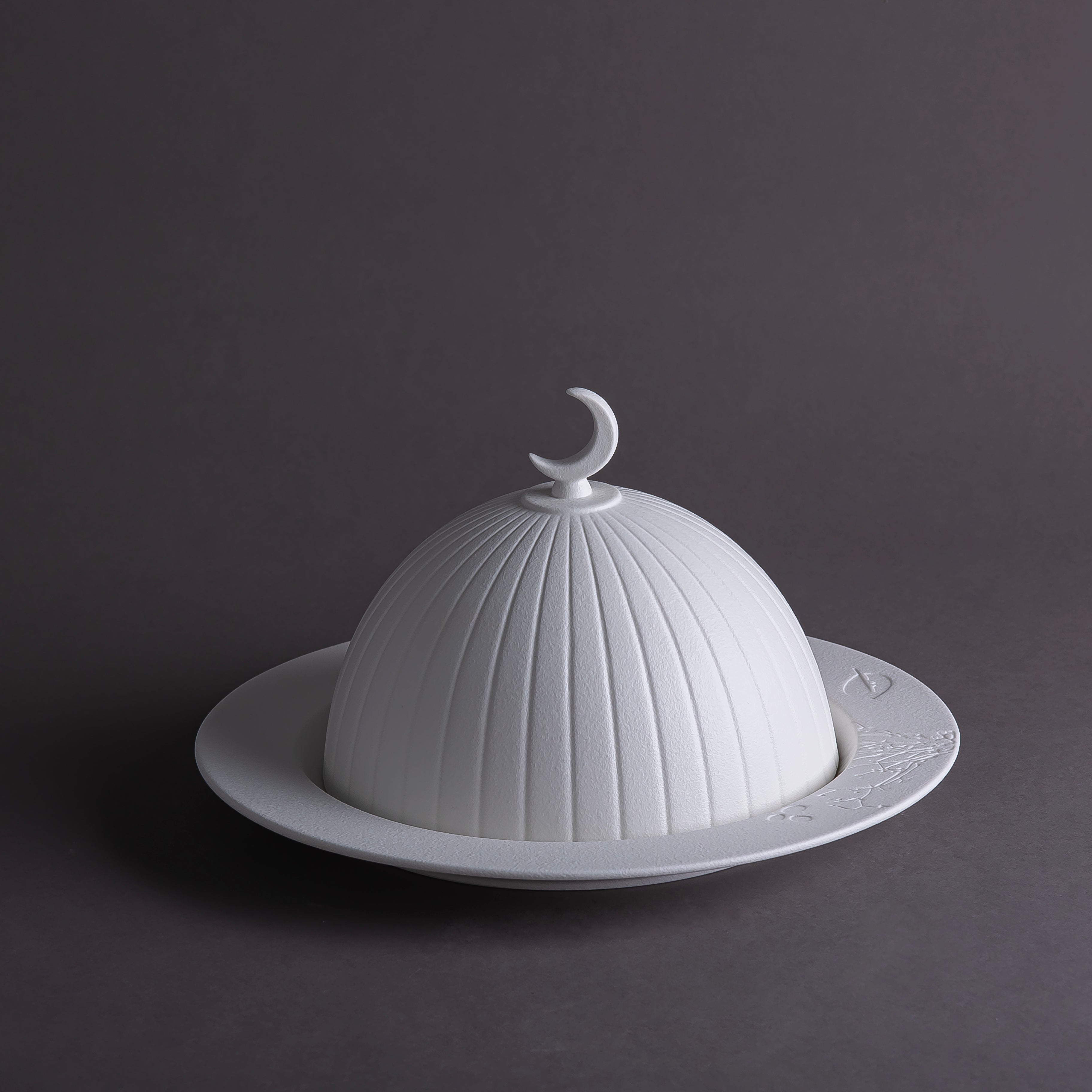 Matt White Ceramic Plate