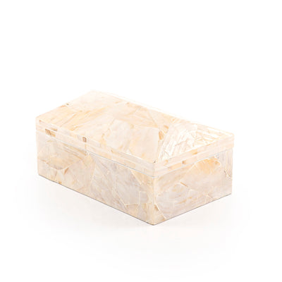 Rectangular Mother of Pearl Box with Raised Lid - 16*20*30