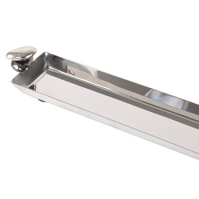 صينية معدنية لامعة - صغيرة