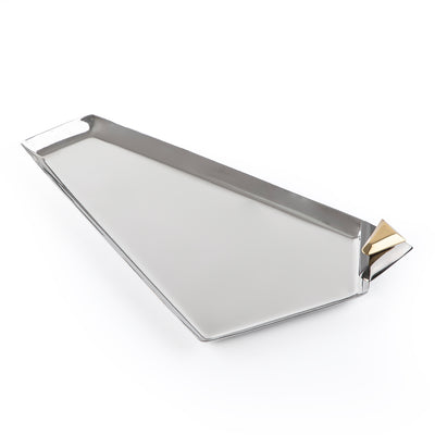Metal Tray Black & Gold - Small