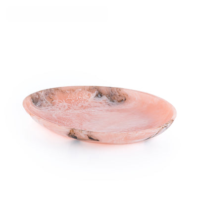 Large Resin Serving Platter - Pink