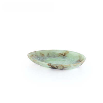 Small Resin Serving Platter - Green