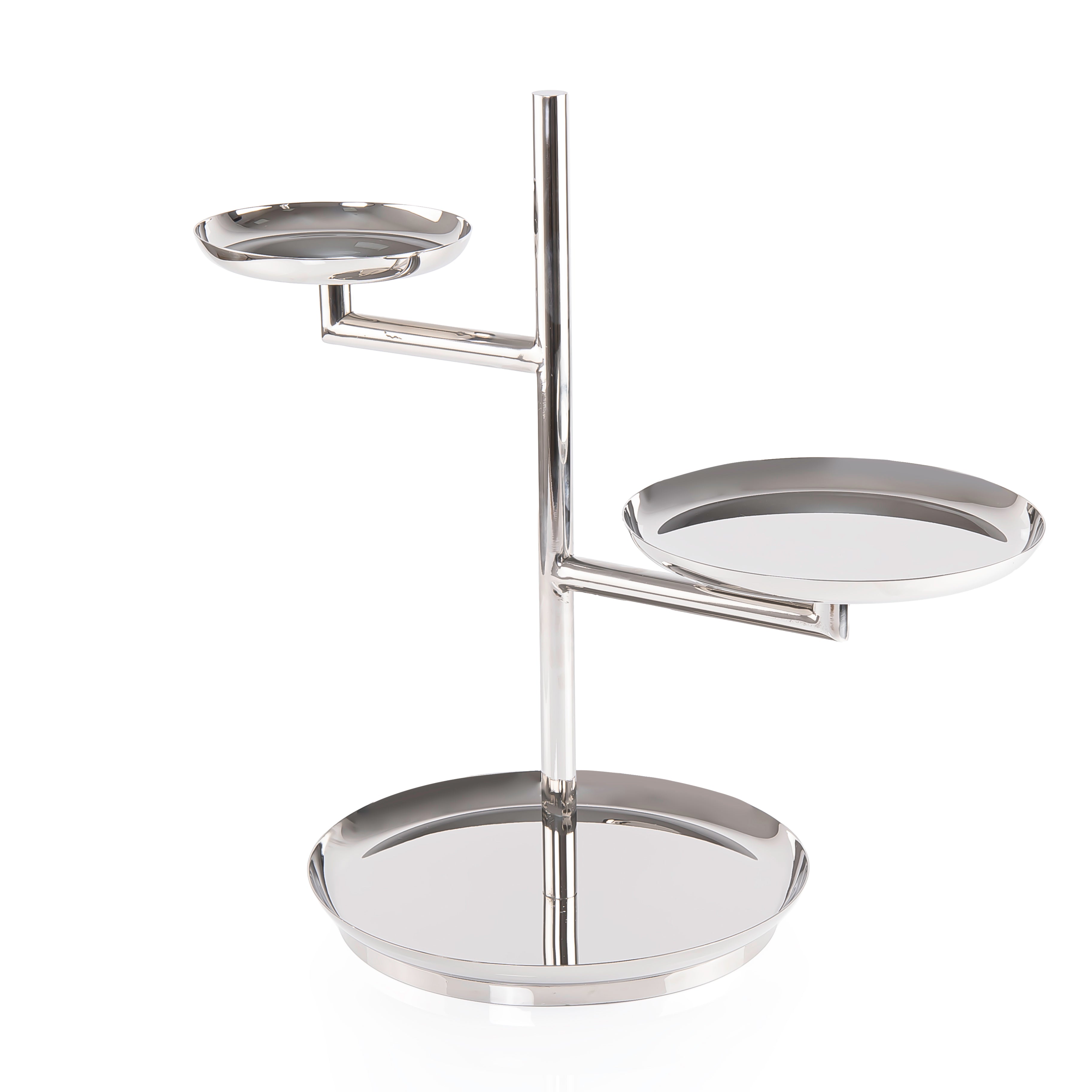 Stainless Steel Cake Stand with Three Tiers