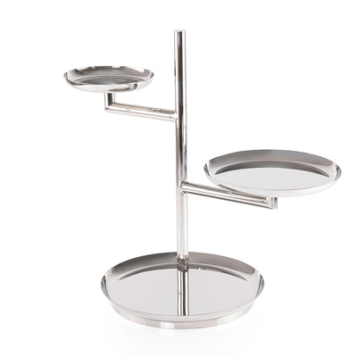 Stainless Steel Cake Stand with Three Tiers