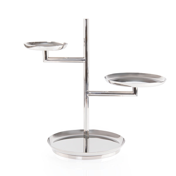 Stainless Steel Cake Stand with Three Tiers