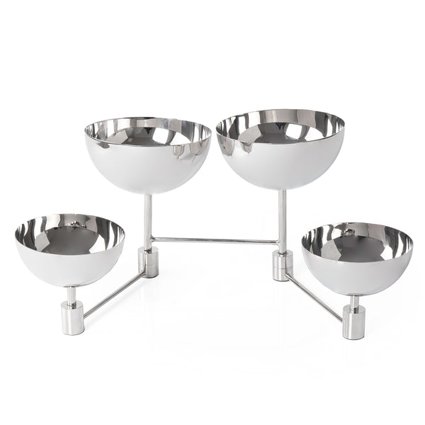 Stainless Steel Serving Stand
 with 4 Bowls