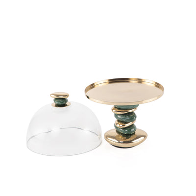 حامل معدني لتقديم الكيك - صغير