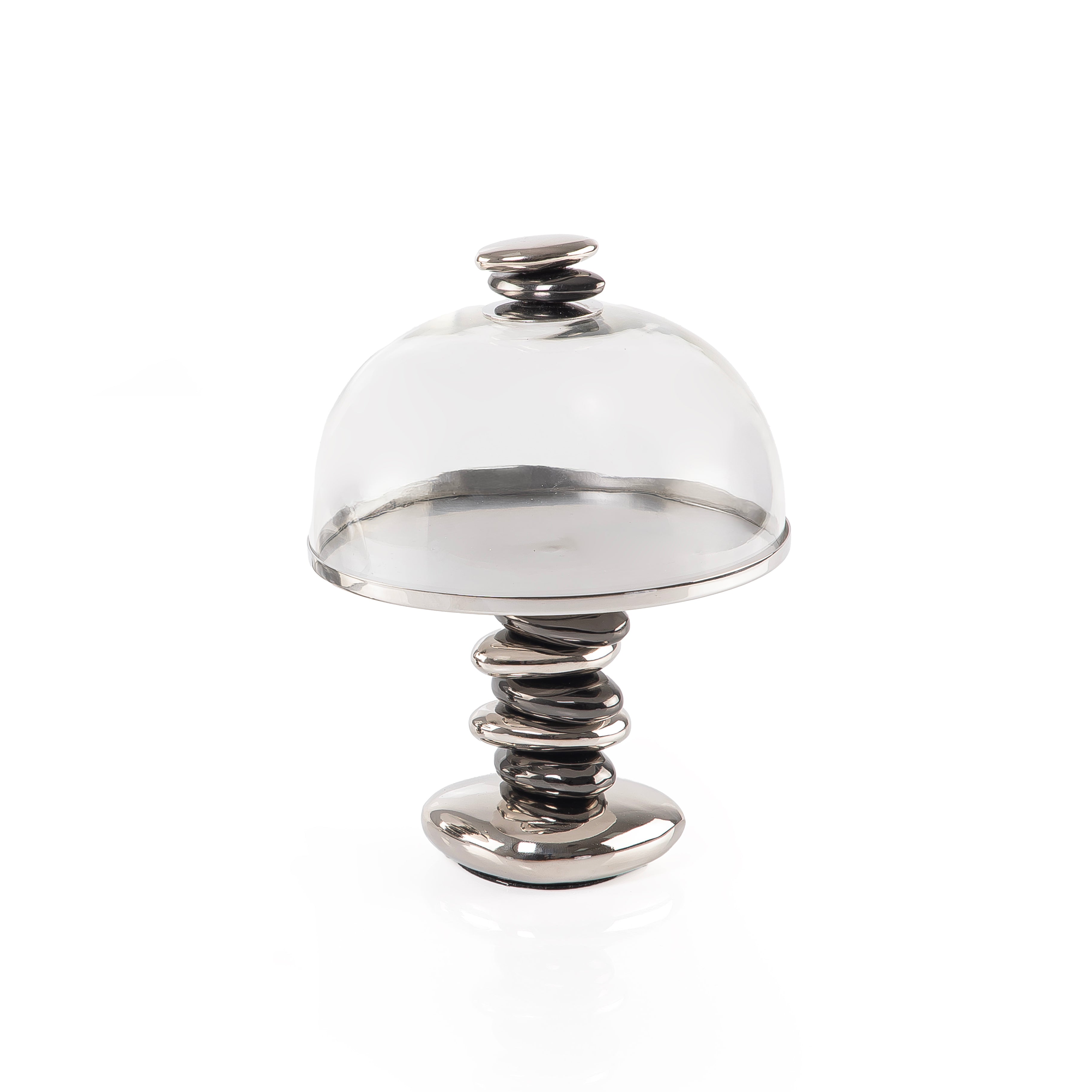 حامل معدني لتقديم الكيك - كبير