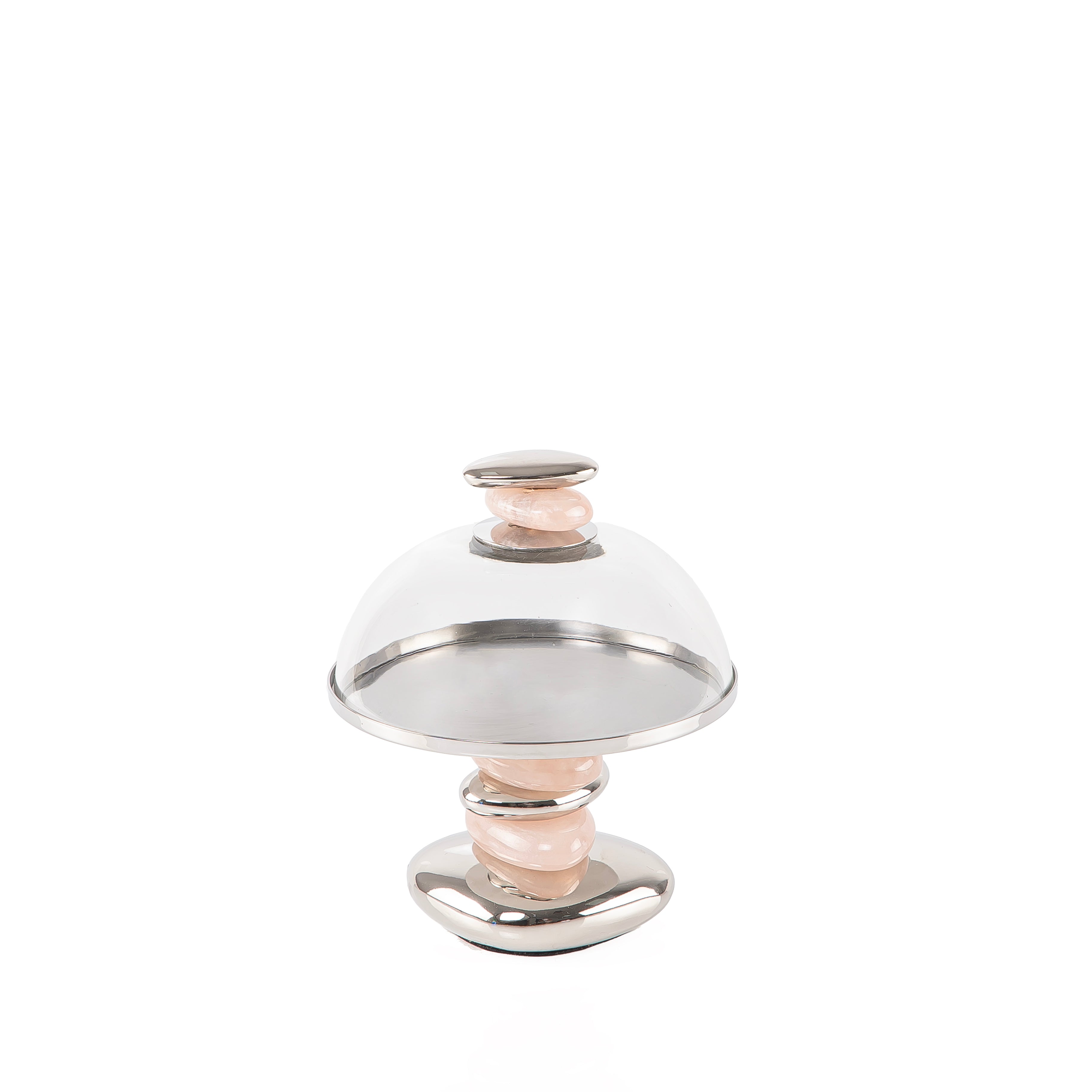 حامل معدني لتقديم الكيك - صغير