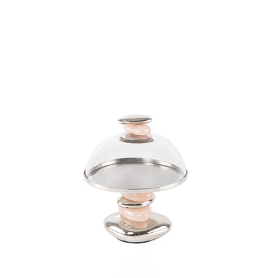 حامل معدني لتقديم الكيك - صغير