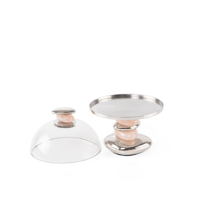 حامل معدني لتقديم الكيك - صغير