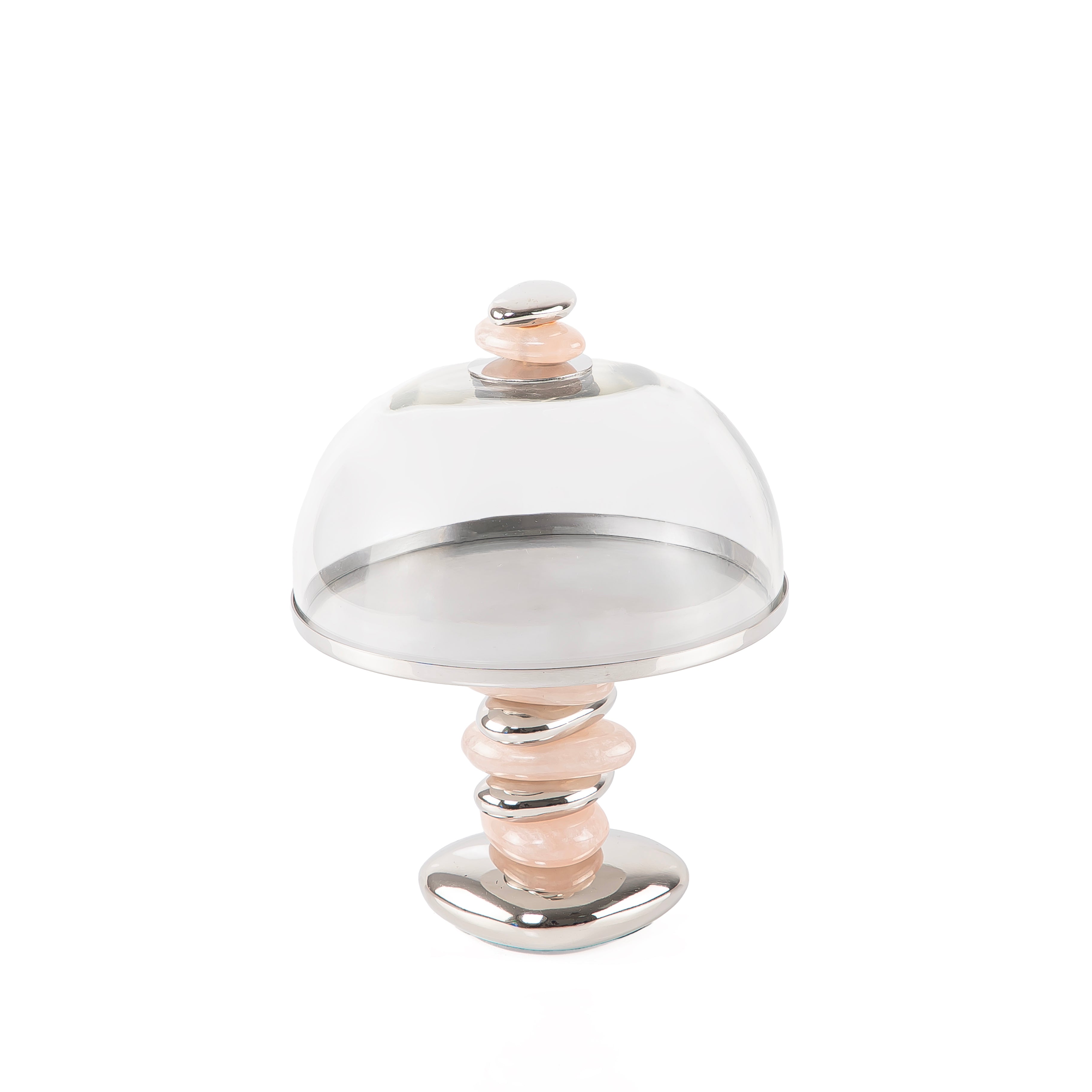 حامل معدني لتقديم الكيك - كبير