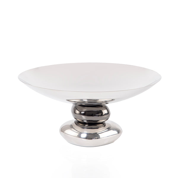 Round Stainless Steel Serving  Dish - Medium