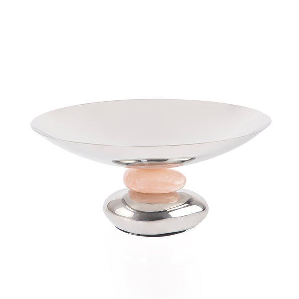 Round Stainless Steel Serving  Dish - Medium