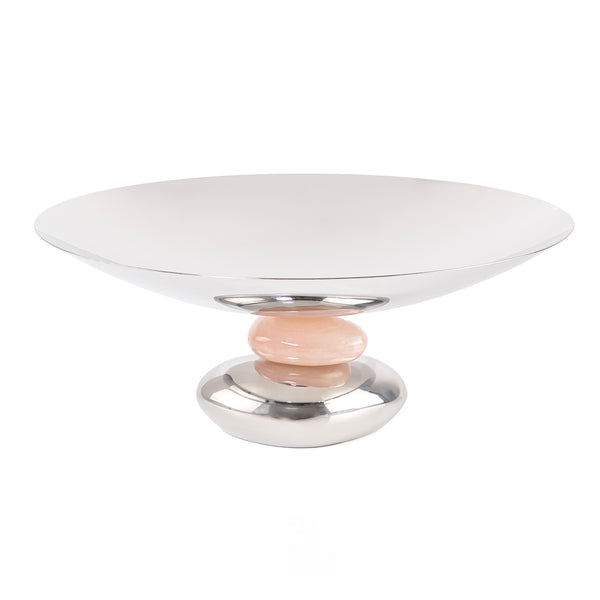 Round Stainless Steel Serving  Dish - Large