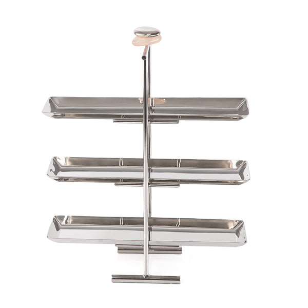 ستاند قديم معدني ثلاث طوابق