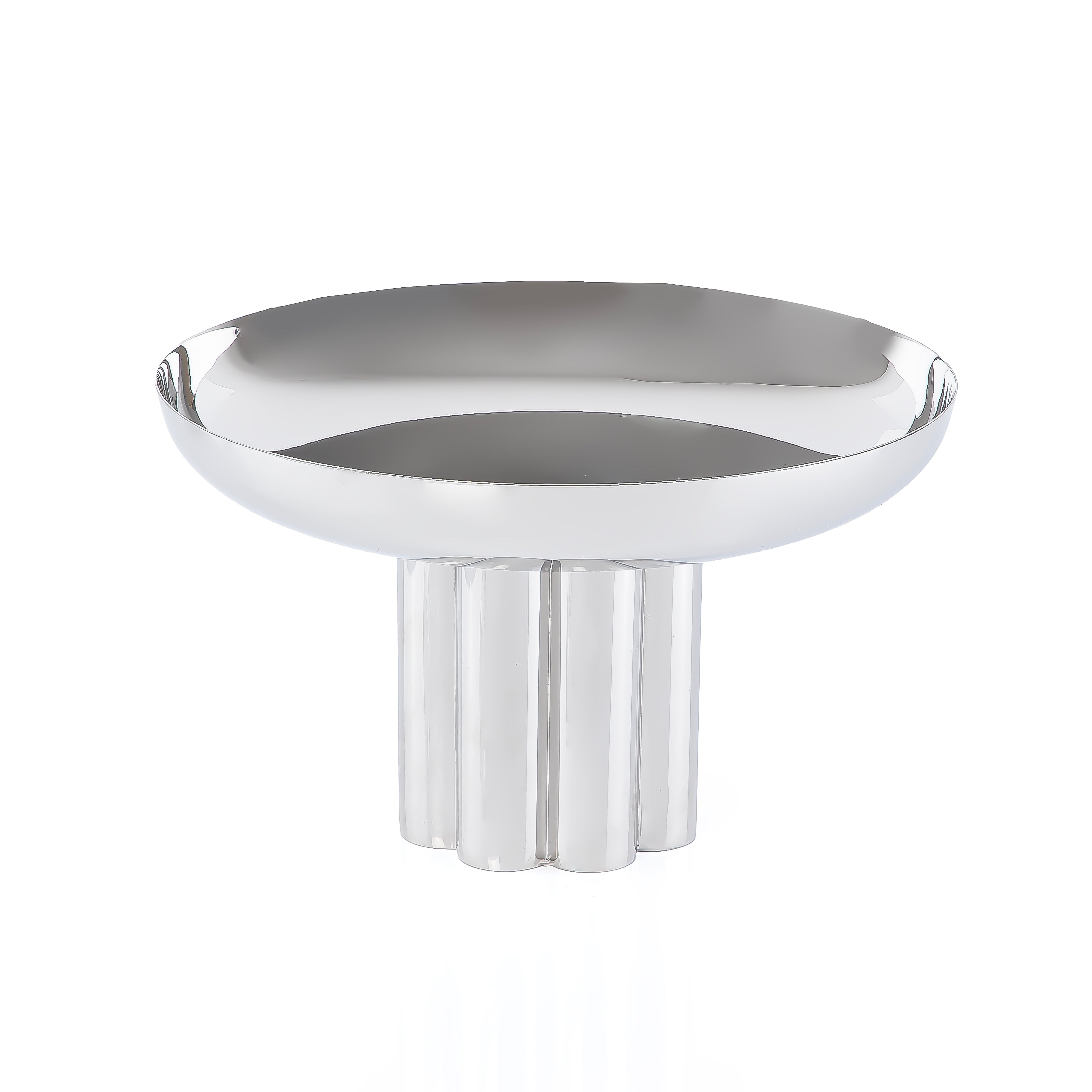 Critical metal stand- silver large